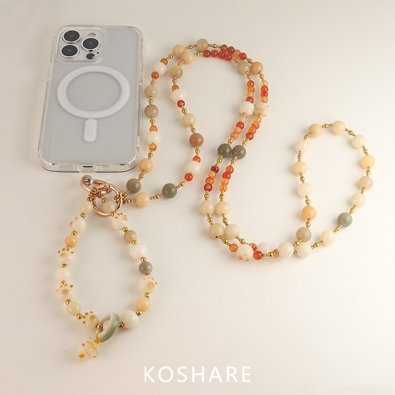 Bodhi Lai Cai Gato Diamante Flash Chain Teléfono móvil de lujo ligero de alto nivel sensación bolso de cristal colgante decoración anti-caída colgante de mano para mujeres