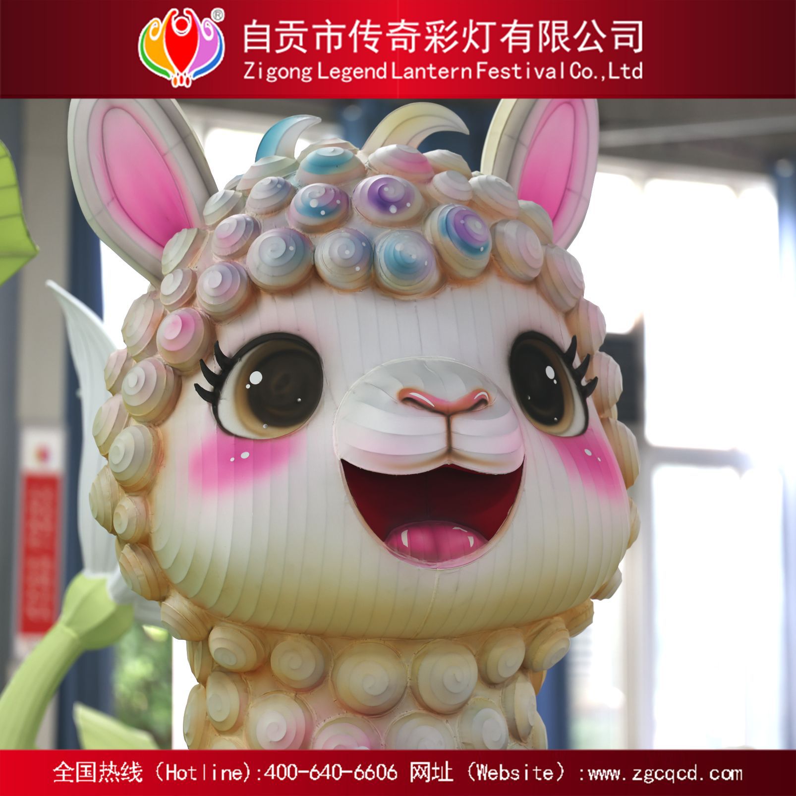 厂家直供大型灯会主题财神造型迎财神花灯 景观灯户外大型广场中