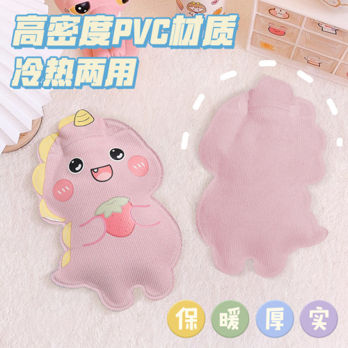 Water-filled hot bag, heat-resistant plush hot water bag, small size, cute hand warmer, cartoon water-filled hot patch, water-filled hot compress