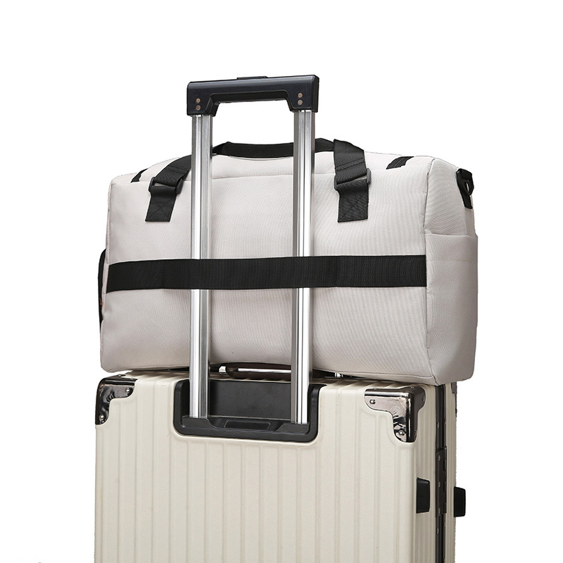 Nueva bolsa de viaje de tela Oxford multifuncional de exportación, bolsa de gimnasio de almacén de zapatos independiente de gran capacidad, bolsa de almacenamiento separada en seco y húmedo