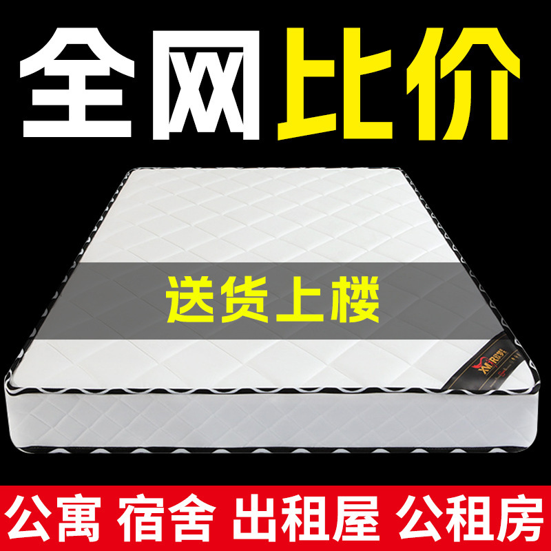 Rental House Mattress Spring Mattress Dormitory Mattress Single Double Apartment Economical Hotel Independent Spring 20cm Mattress