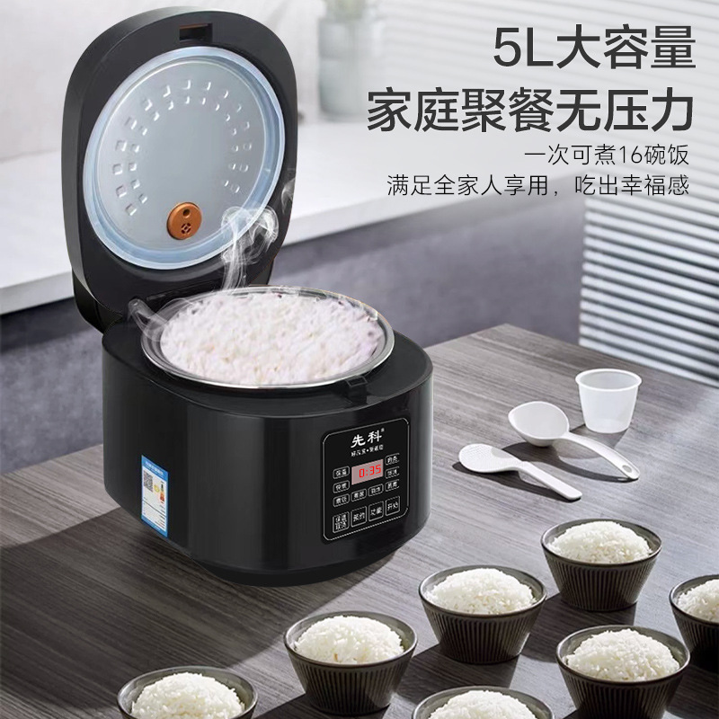 Household Electric Rice Cooker, Factory Wholesale 5L Smart Multifunctional Large Capacity Rice Cooker, Dropshipping One Piece