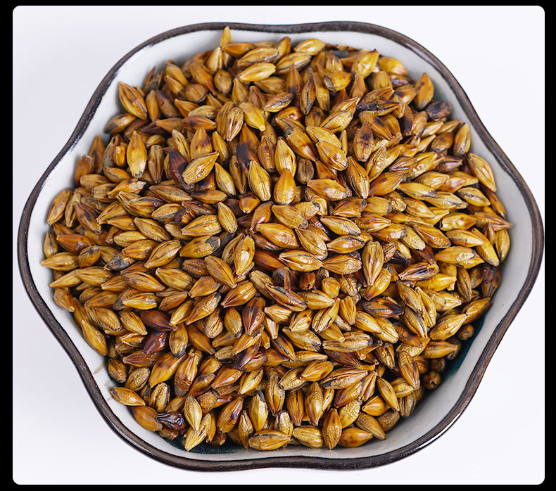 Roasted Barley Tea (Hordeum vulgare) — 220g Jar, Naturally Sun-Dried, Caffeine-Free Herbal Tea preparation