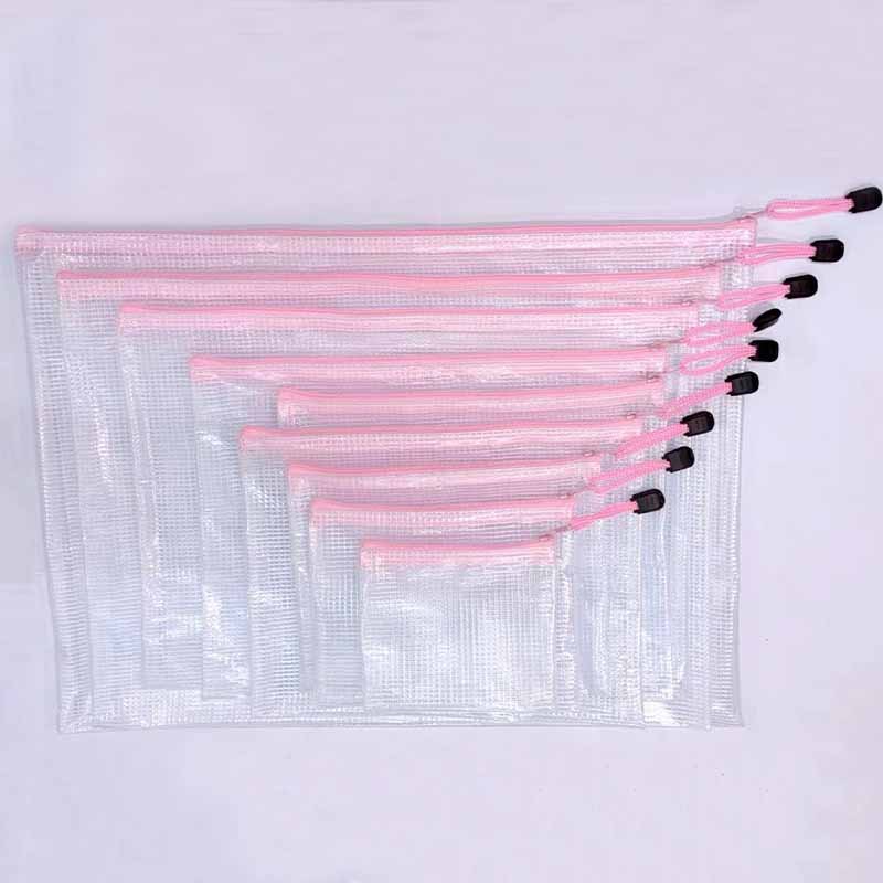 【오렌지 지퍼】-투명 백