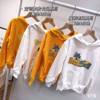 2021 children Sweater Hooded spring and autumn Jointly Cotton Sweater Exorcism Pocket Cartoon