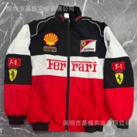 Гоночный костюм F1 полностью вышитый гоночный костюм гоночный костюм костюм велосипедный костюм повседневная вышивка с длинными рукавами зимняя хлопчатобумажная одежда A157