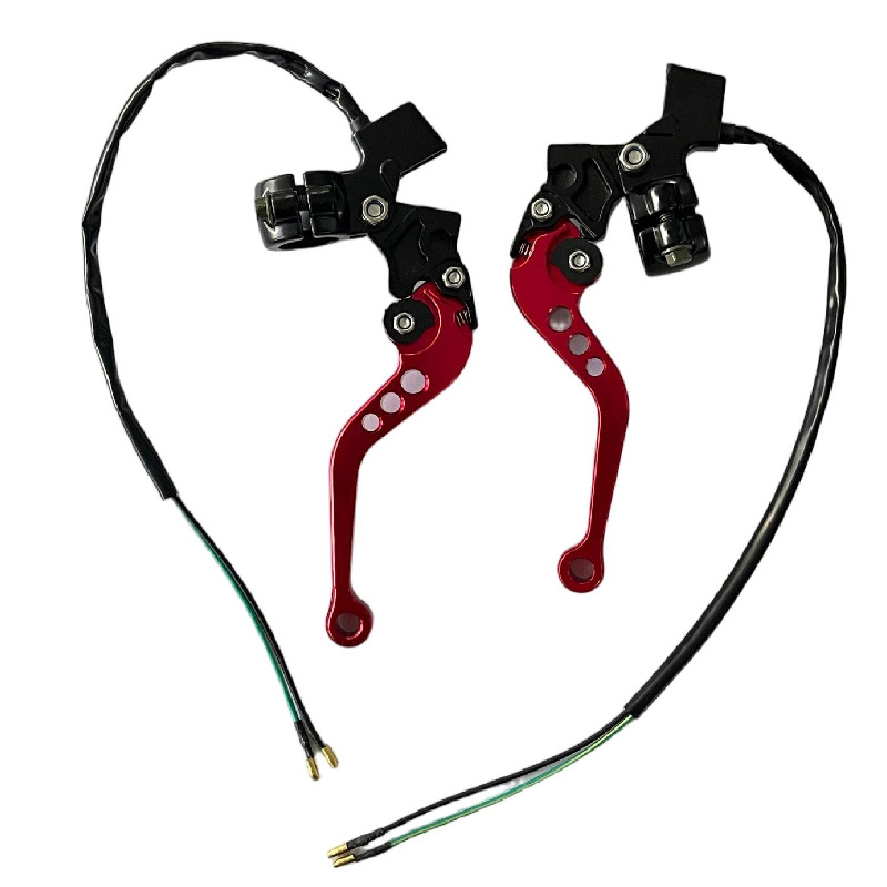 Motorcycle Zj125 Dual Drum Brake Horn Assembly Brake Power-Off Handle Cnc Handlebar Extension Cross-Border
