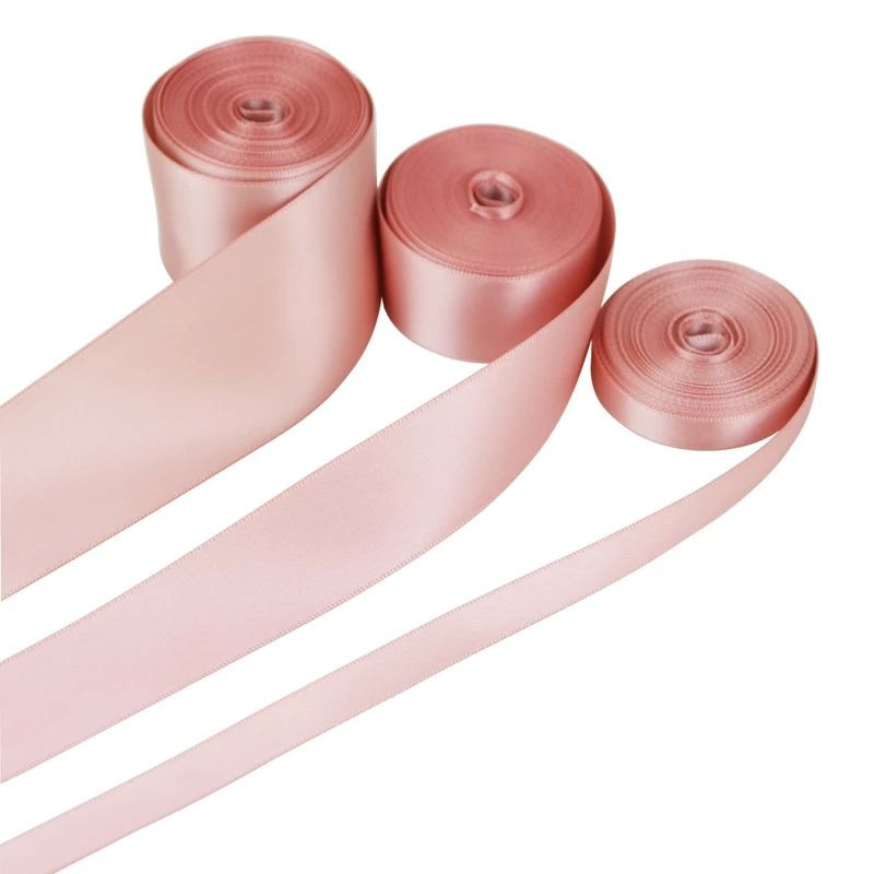 Double-sided ribbon ribbon ribbon wedding gift baking floral packaging ribbon in stock wholesale 10 m/roll