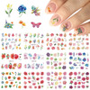 Nail stickers, summer fruit fresh fake nails for nails, suitable for import, new collection