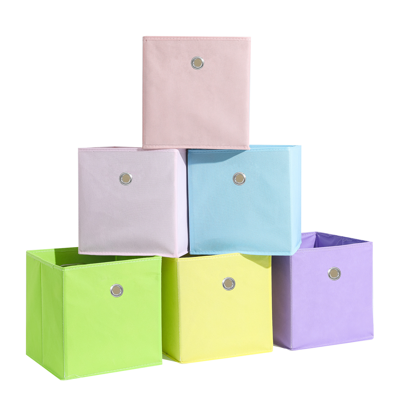 Amazon Coverless Storage Box Fabric Storage Box Foldable Large Drawer Tating Box Wardrobe Clothes Storage Box