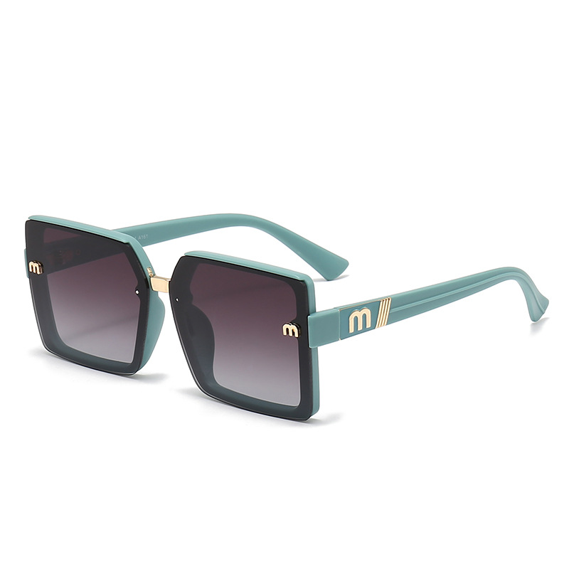 Lunettes De Soleil Carrées Tendance Pour Femme Protection Uv_voghion.com