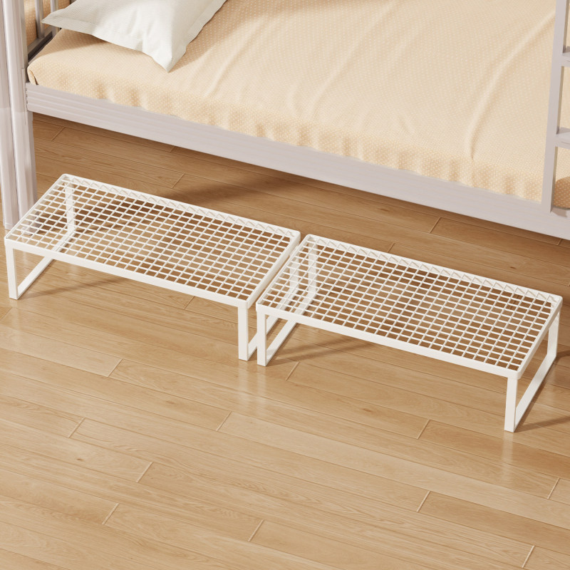 Small Under-Bed Storage Rack for Dormitory, Multi-Layer Shoe Cabinet, Under-Bed Shoe Storage Organizer, Simple Shoe Rack for Lower Bunk