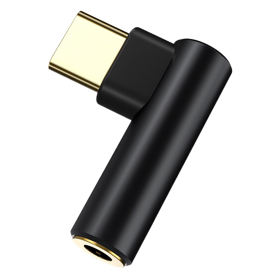 Adaptador de auriculares Tipo-c a 3,5mm Adaptador de audio usb-c pequeño y exquisito teléfono móvil typec universal