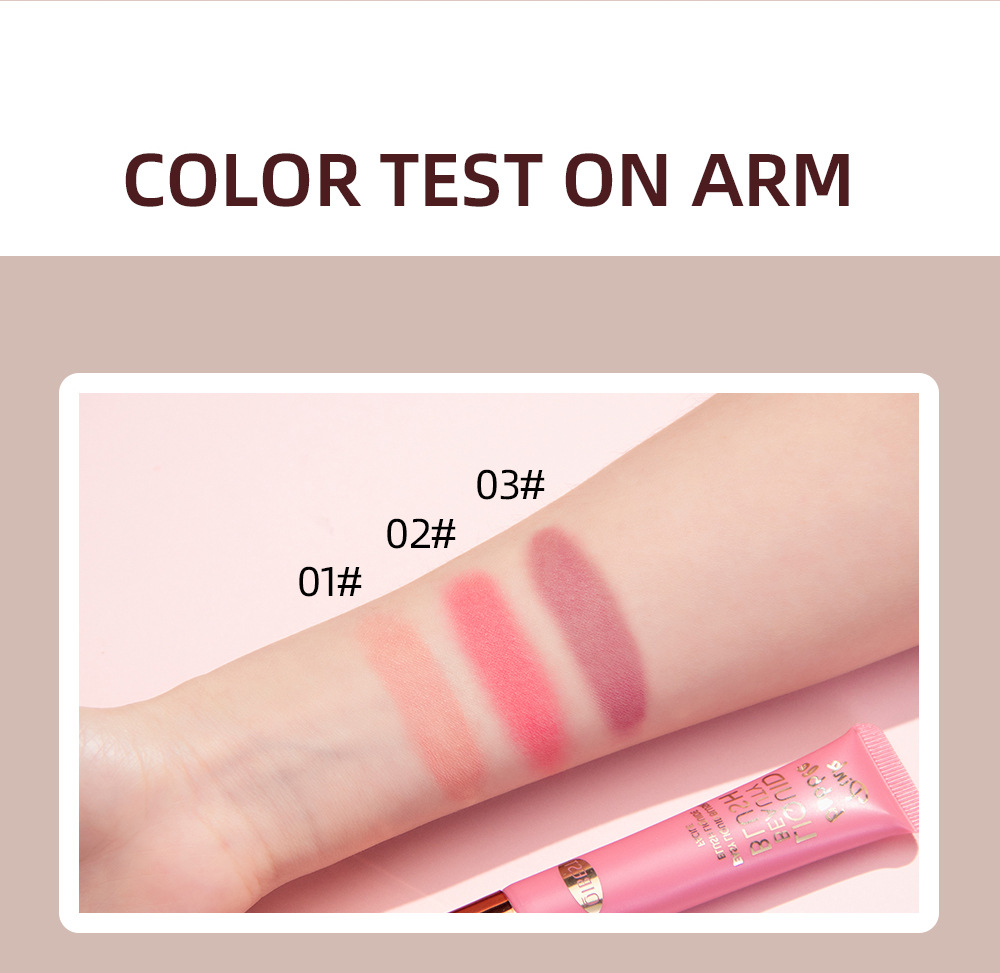 QiBest Hydrating Liquid Blush Multi-functional Makeup Pen, naturally long-lasting makeup, brightens matte and glossy face blush liquid undefined