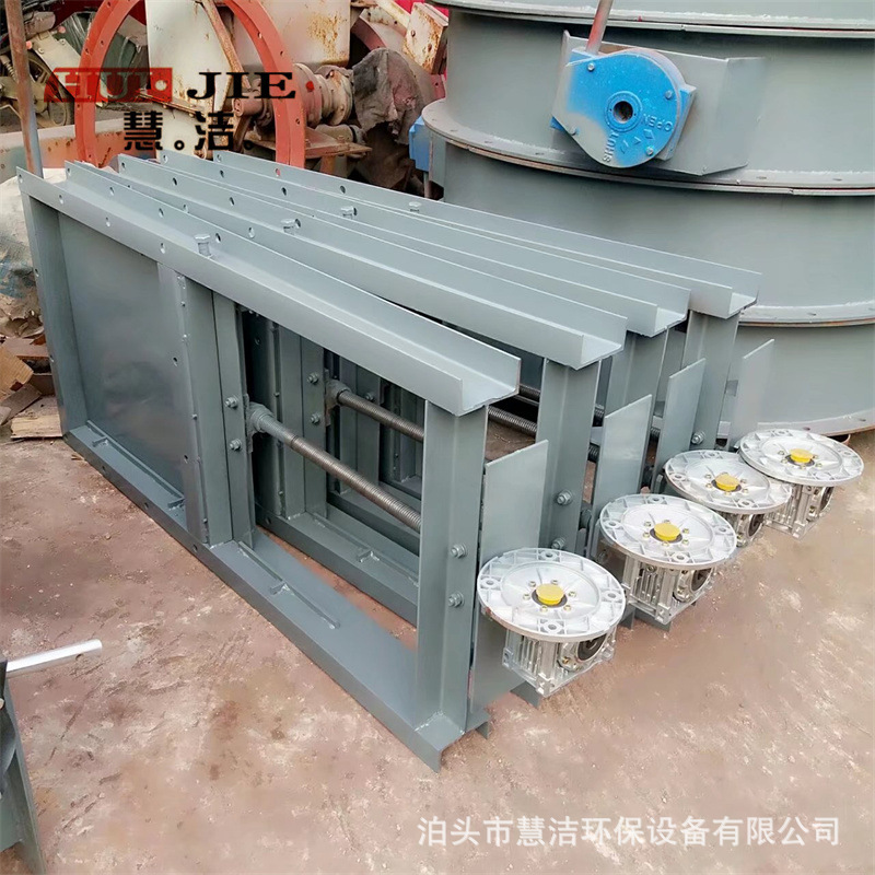 气动插板阀全密封型插板门卸灰闸板阀手动涡轮插板阀闸水启闭机