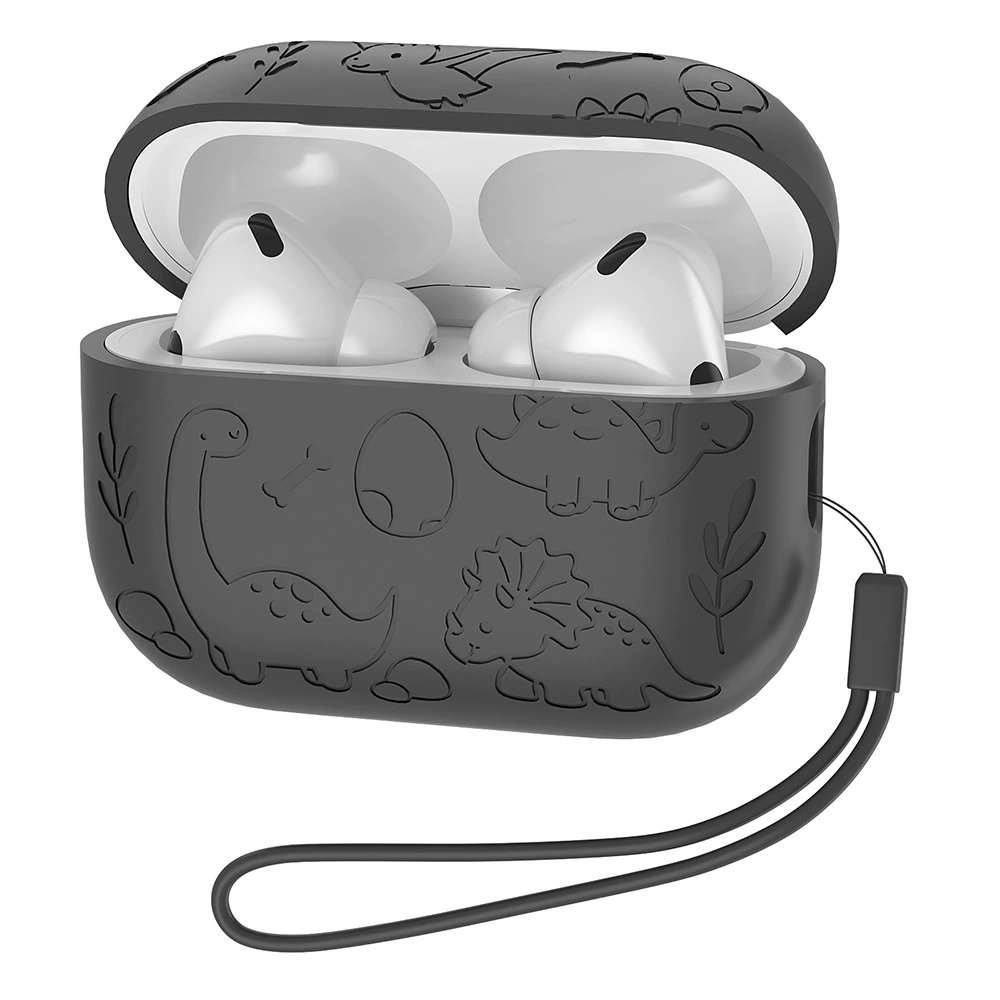 Защитный чехол для AirPods 4 однотонный симпатичный Apple 4 поколения силиконовый мягкий корпус, чехол для AirPods Pro 3 наушников