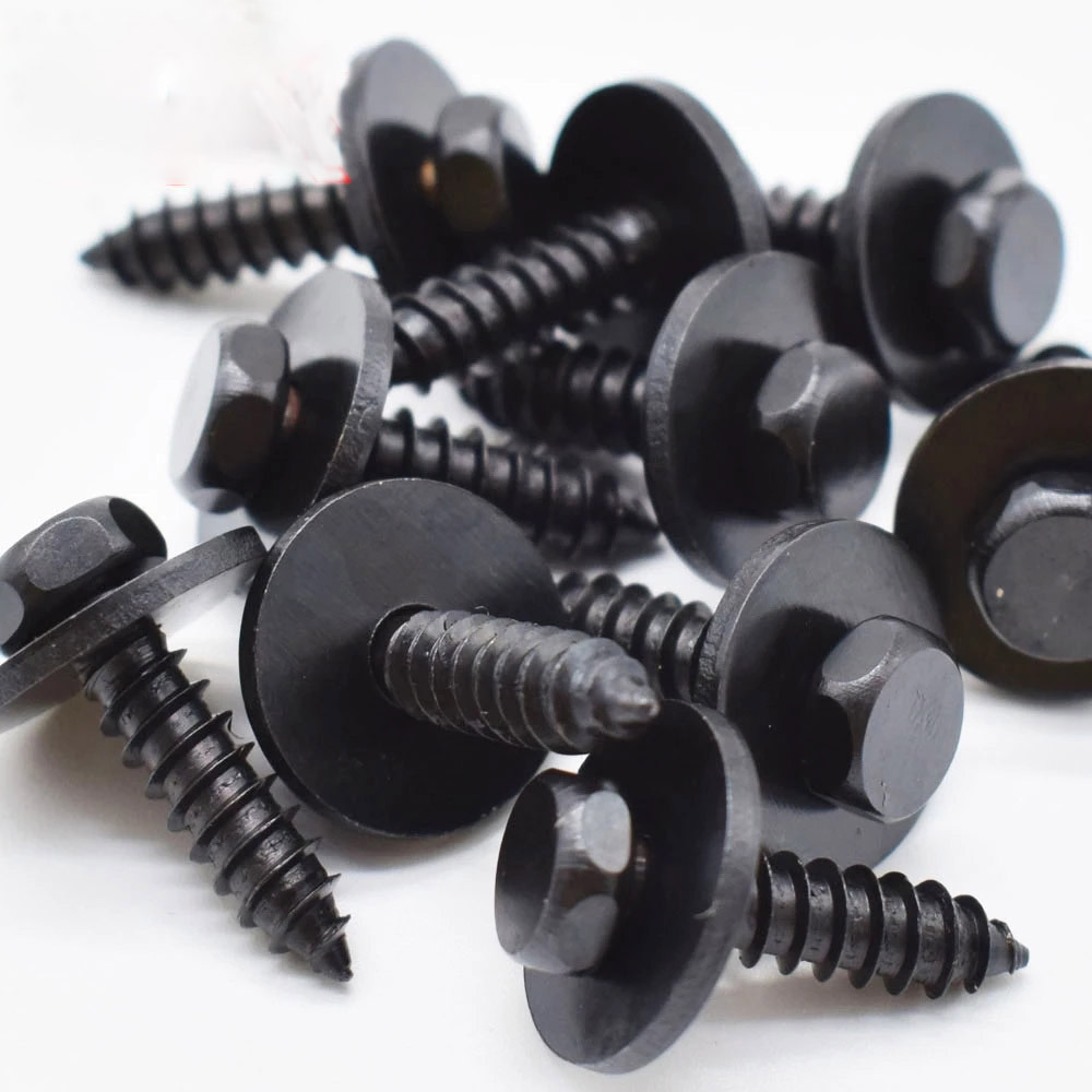 Accesorios de reparación de modificación de automóviles suministro al por mayor cabeza hexagonal tornillo autorroscante hebilla de nylon de plástico J35