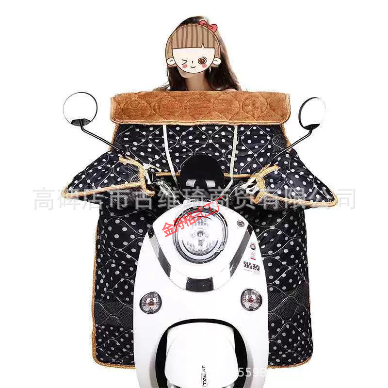メーカーの卸売り電気自動車の防風は冬にベルベットに厚くなって、バッテリーバイクの防風カバーの防風保温を大きくした|undefined