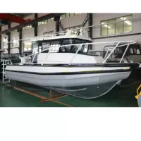 7,5 м Easycraft серо-белая передняя кабина может подать заявку на профессиональную рыбацкую лодку