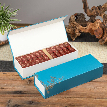 似锦通用雕金工艺盒摆泡绿色茶叶包装空盒支持定 制免费设计