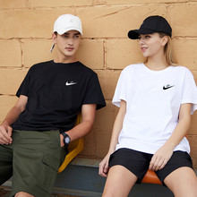 男装2024夏季短袖情侣t恤男女同款时尚男士圆领T恤上衣服批发代发