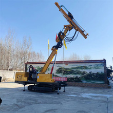 矿山开采用护坡支护锚固用挖改钻挖改潜孔钻隧道履带式锚固钻车