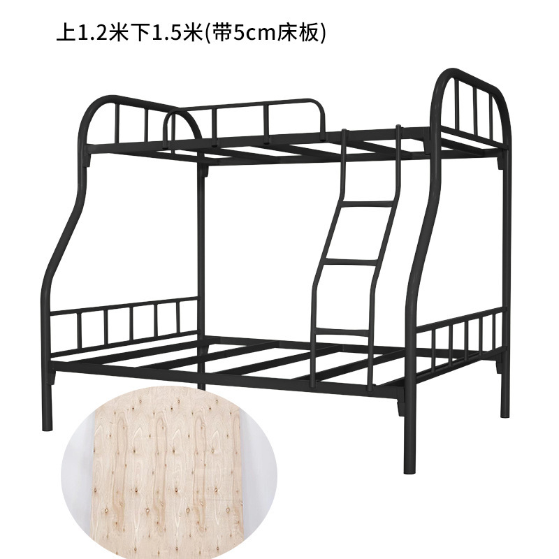 子供用二段ベッド、アパート賃貸住宅、二段ベッド、家庭用二段ベッド、ダブルスチール厚鉄フレームベッド|undefined