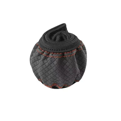 Steering wheel cover — Leather Double Round Elastic Band Steering