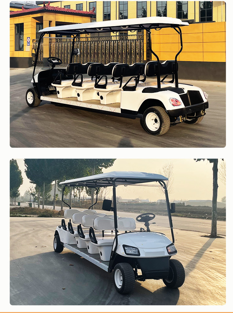 8 Electric Golf Cart Four-wheel Homestay Hotel Car Ferry Tourist Scenic Area Park Tour Sightseeing Car