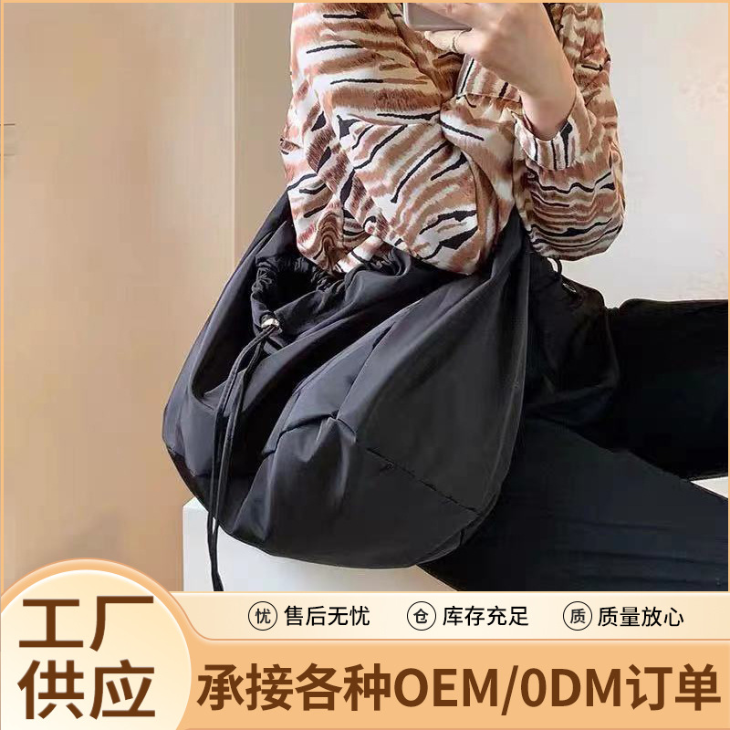Large-Capacity Shoulder Crossbody Bag 2025 New Student Temperament Armpit Bag Shoulder Crossbody Bag Ready for Sale