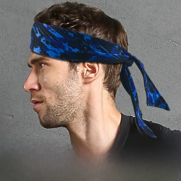 Wholesale Sports Headband Men's and Women's Sweat-absorbent Running Sports Headwear Anti-sweat Band Yoga Fitness Sweat Guide Hair Belt