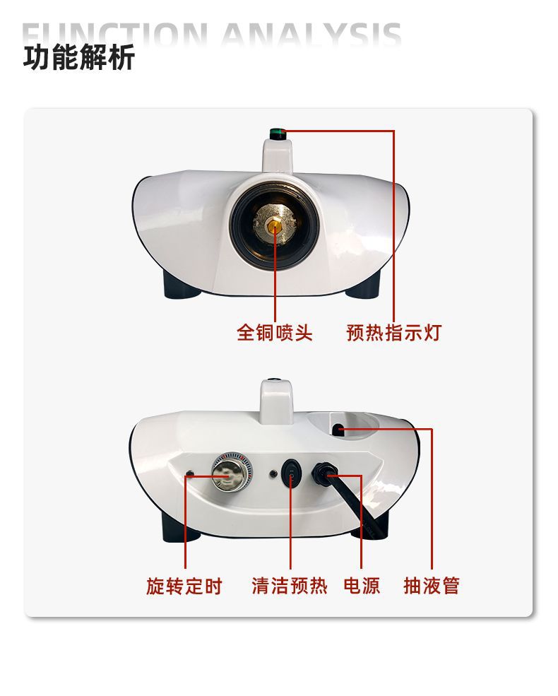 Car Air Conditioner Atomization Smoke Disinfection Machine Disinfection, Sterilization and Odor Removal Indoor Car Atomization Disinfection Machine Sprayer