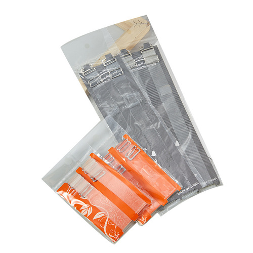 [Full] 1.5CM wide steel buckle widened high-grade steel buckle crystal transparent invisible frosted transparent shoulder strap