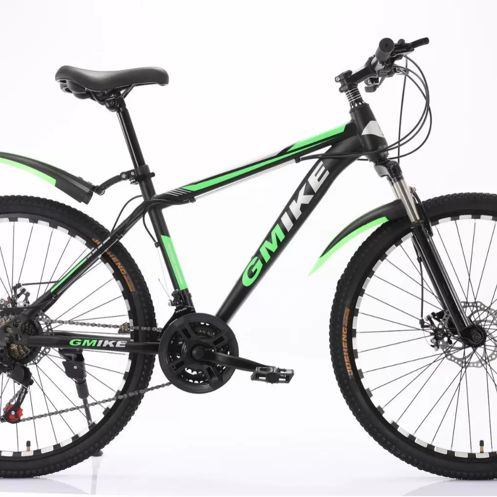 26寸山地车自行车成人学生变速车折叠减震山地越野单车减震越野