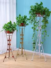 European iron flower rack floor type balcony indoor green跨