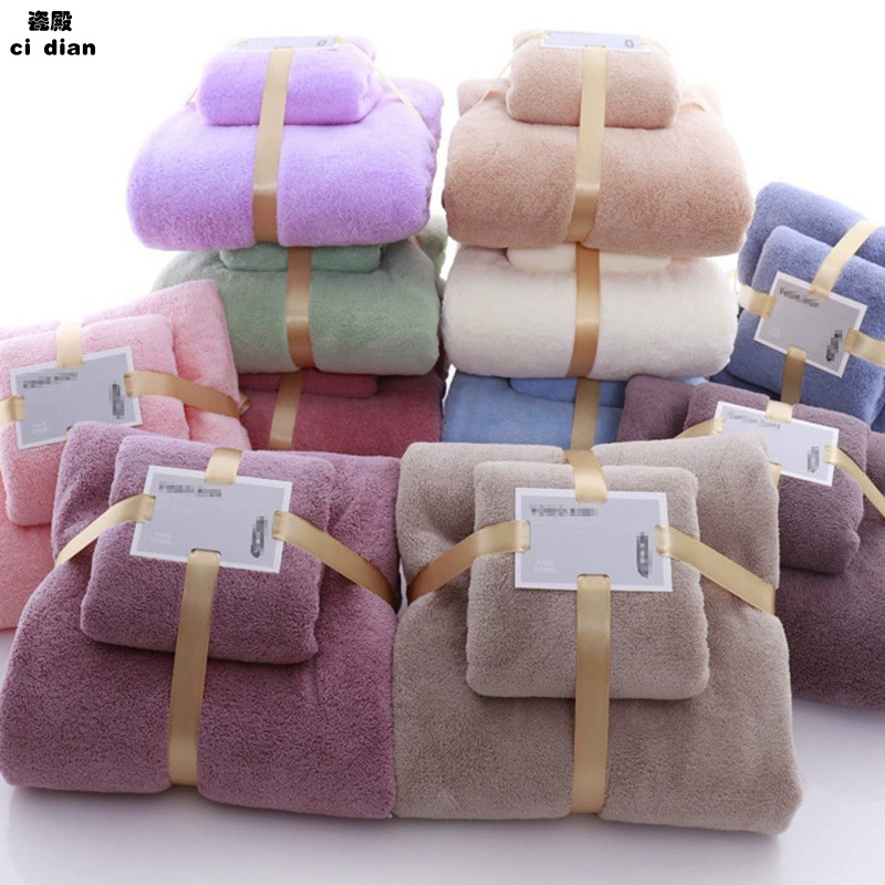 Soft cotton quick dry bath towel for home use for beloved, increased thickness, water absorbent
