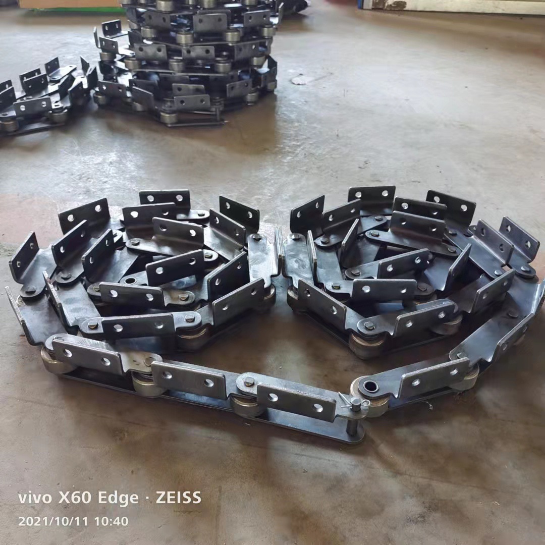 打包机弯板链条大节距100工业链条重型水泥厂弯板锰钢刮板机链条