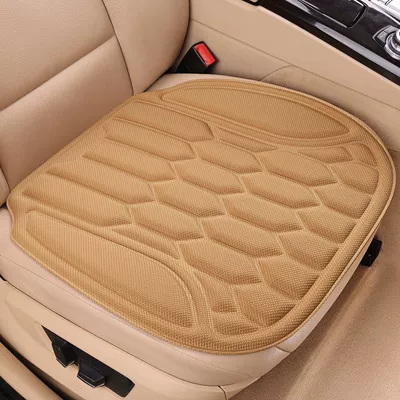 Four Seasons Pad — Winter Warmth, Three-Piece Set, Non-Slip - elegant-mi-front-single-seat-seaweed-fiberone-piece-moldinganti-slip-no-disassembly-and-assembly-piece