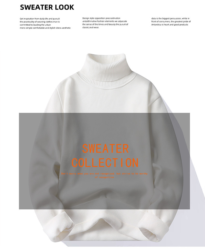 High Neck Men's Sweater 2