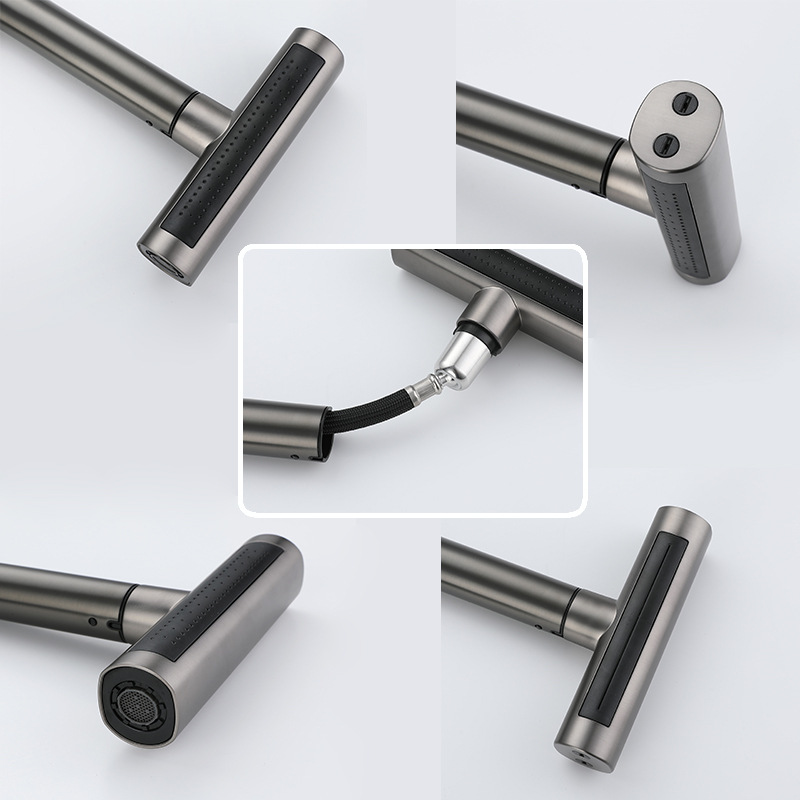 Cross-border 304 acero inoxidable 3 - en - 1 grifo de doble uso cocina fría y caliente lavabo de verduras purificador de agua grifo de agua directa