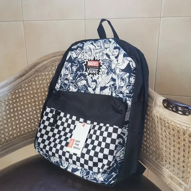 V @ NS Vance Manwei Hero Joint Schoolbag Couple Backpack Student Men's and Women's Leisure Backpack