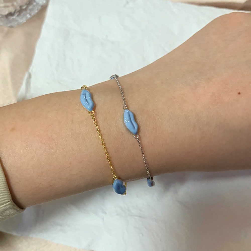 Fashion Lips Sterling Silver Plating Bracelets