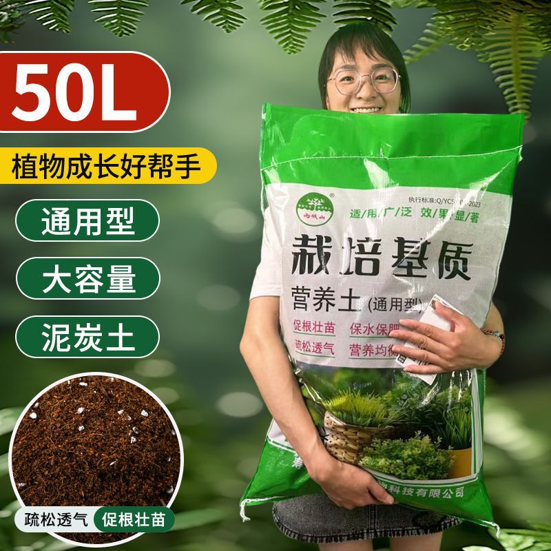 通用型泥炭营养土种菜土花土养花种植土壤多肉绿萝种植有机土包邮
