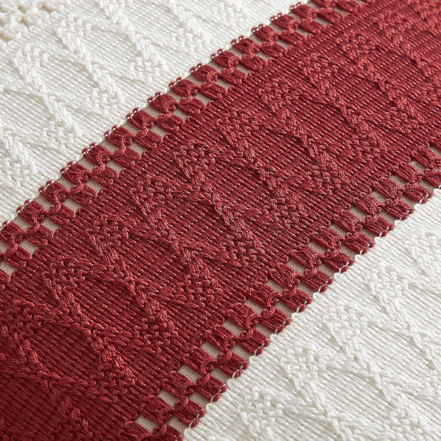 Bohemia almohada almohada de algodón lino empalme almohada de sofá de color contrastante almohada de cintura de oficina Amazon venta caliente almohada