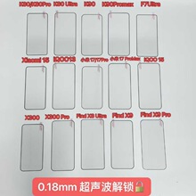 适用OPPOFindX9Ultra钢化膜1+15全屏iQOO13指纹解锁VivoS50手机膜