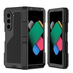 Samsung Z-Fold 40% off スタックメタルの耐衝撃性Fold7シェルとフィルム一体型、スタンド、PCペンスロット、ハードシェル、落下防止機能付き。