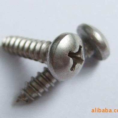 供应十字槽大扁头自攻螺钉(图)，不锈钢材质