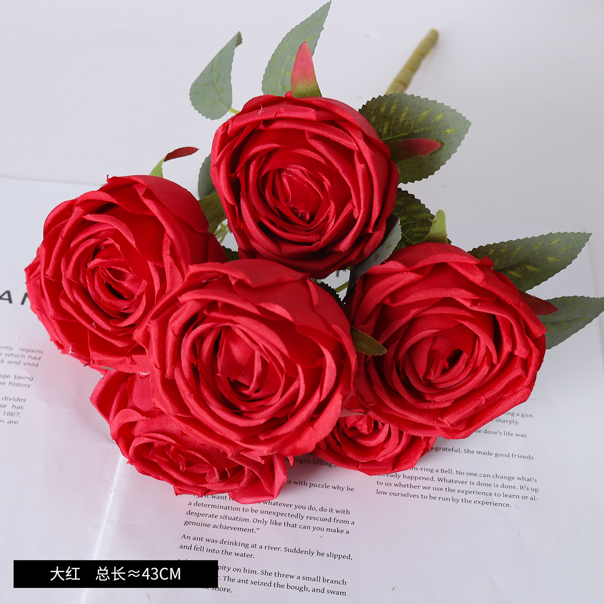 Simulación de 7 flores falsas de rosa princesa escritorio sala de estar DIY decoración de la habitación de bodas de mano accesorios de fotografía de flores