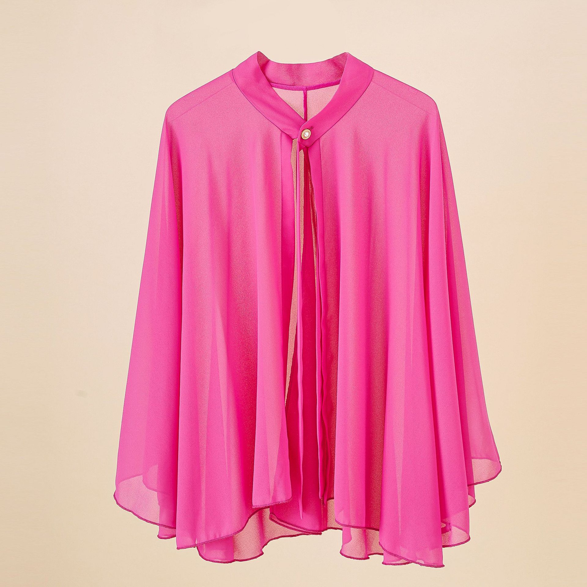 Pequeño chal verano nueva capa delgada capa gasa exterior cardigan corto color sólido ropa de protección solar para las mujeres image 8