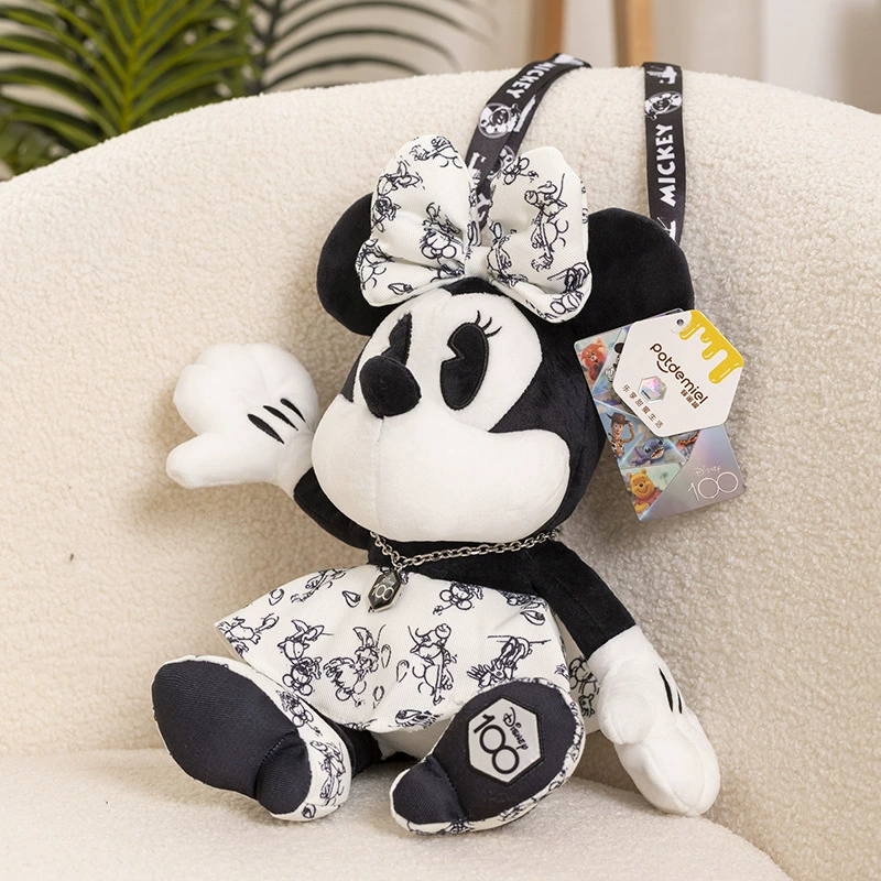 Disney, genuine plush backpack, toy, doll, Disney Mickey Mouse